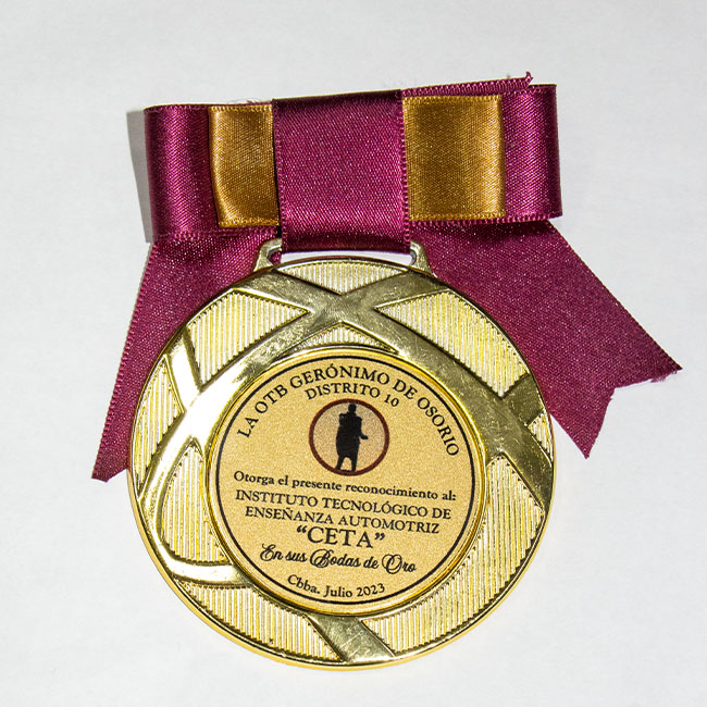 50 años emitida por la OTB Gerónimo de osorio